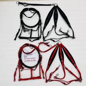Bridon d'endurance avec plastron, rembourrage importé, quincaillerie en acier inoxydable, équipement d'équitation réglable - Product Image 2