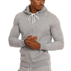Mens Slim Fit Full <b>Zip</b> Hoodie Casual Hooded Sweatshirt Long Sleeve Drawstring <b>Jacket</b> Cotton Blend Athletic <b>Zip</b> <b>Up</b> Hoodie - Product Image 4