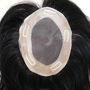 Un échantillon de toupet en cheveux humains indiens offre une base ajustée avec précision, une densité équilibrée, une couverture discrète et un confort de port quotidien fiable. - Product Image 3