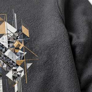 Sweat-shirt col rond en molleton épais à prix abordable, impression graphique personnalisée, streetwear, pull-over homme, vêtements d'hiver - Product Image 5