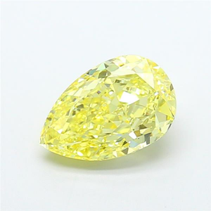 Diamant de laboratoire cultivé de haute qualité, type CVD 2A, jaune vif fantaisie certifié IGI, excellente brillance pour bijoux - Product Image 5