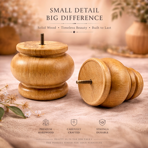 Classic Turned Wooden Furniture Leg Elegant Decorative Vintage Style for Sofa Cabinet Coffee <b>Table</b> - Product Image 3