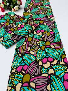 ผ้าพิมพ์ลายแอฟริกันคุณภาพสูงจากผ้าฝ้าย สำหรับทำเสื้อผ้าสไตล์เกาะ โดย Hitjem Export เป็นที่นิยมในแอฟริกาและยุโรป - Product Image 4