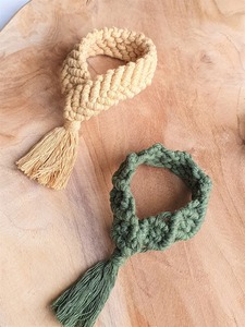 Anillo de Servilleta de Macramé de Estilo Único, Hecho a Mano con Cuerda de Algodón, Perfecto para Decoración de Mesa de Cocina y Estilo Rústico - Product Image 6