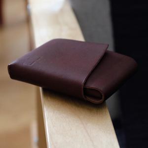 Handmade Stitchless Genuine Leather <b>Wallet</b> Minimalist Slim Card Holder Laser Cut Seamless Design Portable Letter Pattern <b>Small</b> - Product Image 2