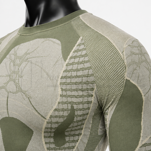 Camiseta de Compresión de Manga Larga para Hombre, sin Costuras, Protección contra Rozaduras, Ropa Deportiva para Gimnasio y Entrenamiento, Venta al Por Mayor - Product Image 6