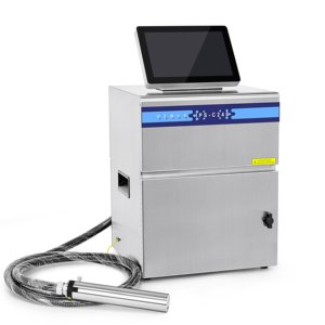 IPS-C240 Hochgeschwindigkeits-Industrie-Codierer Getränke-Cola-Bier-Dosen Tintenstrahldrucker Barcode QR Datum Codiermaschine - Product Image 2