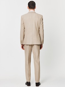 Costume homme 2 pièces (veste + pantalon) fabriqué au Pakistan, nouveau modèle 2026, couleur kaki - Product Image 2