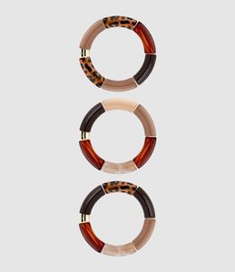 Bracelets classiques en résine acrylique pour femmes H a CRAFT, transparents et colorés, avec fleurs séchées, modèle artisanal Anniversaire HAC-611 - Product Image 1