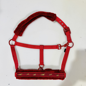 High Quality Mink Padded Eco-friendly Soft Fleece English Saddle Halter Durable <b>Wrapped</b> Customized Color Manufactured in India - Product Image 3