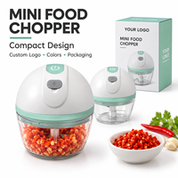 Mini broyeur à ail électrique, avec chargeur USB, outil de cuisine, hachoir pour légumes et aliments, 150ml, offre spéciale