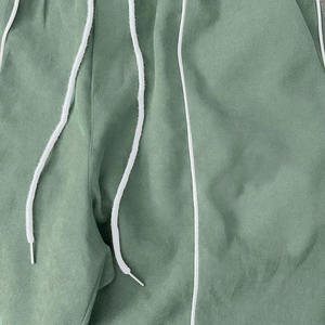 Men's Green Print Tracksuit Full Zip Jacket <b>Jogger</b> <b>Set</b> Casual Autumn Wear Breathable Cotton Regular Fit Side Pockets - Product Image 6