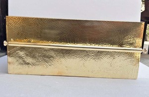NUEVO PRODUCTO: Lavabo rectangular de cobre martillado hecho a mano para cocina y baño con barra para toallas, lavabo de encimera para baño. - Product Image 2