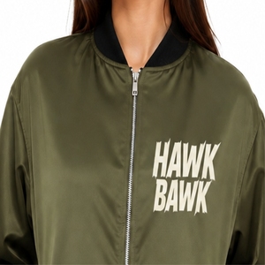 Chaqueta Bomber Casual para Mujer, Clásica, de Manga Larga con Cierre, Ropa Contemporánea, Chaqueta Bomber con Cierre Completo para un Estilo de Vida Moderno - Product Image 5