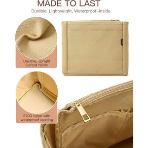 Organizador de Bolso Tote para Mujer con Cierre, Compatible con Neverfull, Marca Stanley Cup Holder Insert - Product Image 3