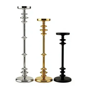 Chandelier en laiton de luxe à trois bras, design lotus, style classique doré, pour décoration intérieure, église et festivals - Product Image 2