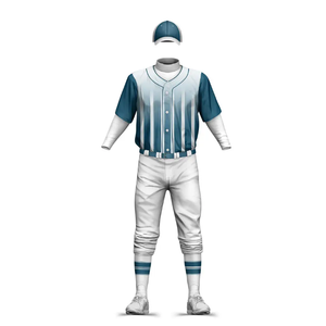 Customized Breathable Casual Sports Baseball Uniform Sets High Quality Custom Logo Design Sportswear 50 Sets MOQ - Product Image 2