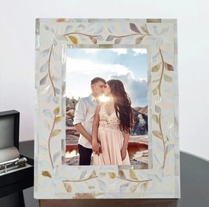 Cadre photo artisanal en nacre, cadeau d'anniversaire, décorations pour la maison, vente en gros depuis l'Inde - Product Image 1
