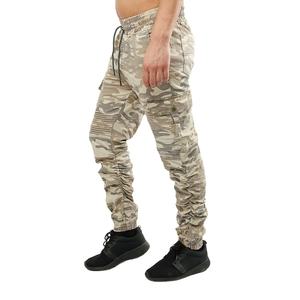 Pantalon cargo à coupe décontractée, en coton mélangé doux et confortable, parfait pour les voyages et les activités de plein air - Product Image 3