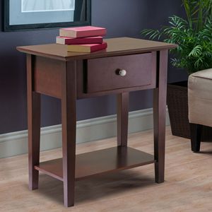 Comodino Stile Shaker con Cassetto, Arredamento Elegante per Uso Domestico - Product Image 6