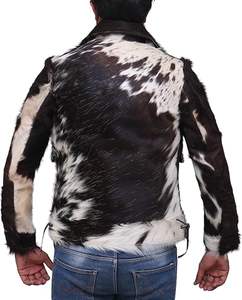 Abrigo de Cuero Vacuno con Pelo Natural de Alta Calidad, Directo de Fábrica, Tallas Personalizadas Disponibles, Patrón Único para Hombre, Precio al por Mayor - Product Image 2