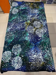 Tela de algodón estampada con cera de Adís Abeba para mujer, últimas tendencias en Ankara 2025, tela de algodón y lazos para prendas y ropa. - Product Image 3