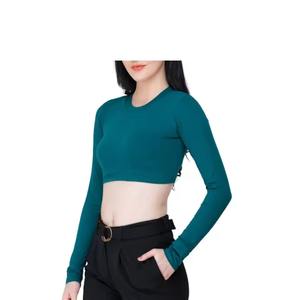 Débardeur court de fitness personnalisé pour femme, respirant, grande taille, coupe classique, pour yoga, gym, entraînement, soutien-gorge de sport, vêtements de sport athlétiques - Product Image 2