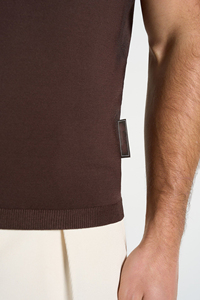 Polo à manches courtes en tricot pour homme, style décontracté, coupe classique, couleur unie, tissu durable 220g, toutes tailles disponibles - Product Image 6