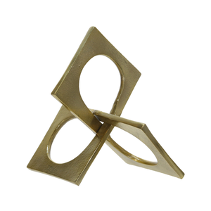 Escultura de Metal Dorado Pulido de Lujo, Estilo Antiguo, Adorno Decorativo para Oficina, Sala de Estar y Hogar, al Mejor Precio - Product Image 2