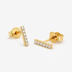 Petits clous d'oreilles en diamant, or blanc, jaune ou rose 14 carats, 0,10 carat, clarté VS, diamant naturel, bijoux minimalistes pour un usage quotidien - Product Image 5