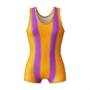 Camiseta sin Mangas Ajustada a Rayas, Absorbente de Humedad, Transpirable, de Secado Rápido, con Estampado Sublimado, para Verano - Product Image 2