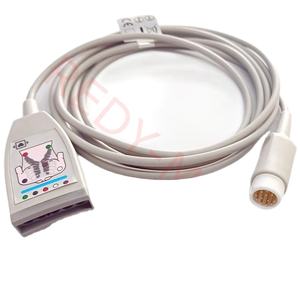 สายเคเบิล <span class=keywords><strong>ECG</strong></span> นำ5หัว <span class=keywords><strong>Philips</strong></span> วัสดุสิ้นเปลืองทางการแพทย์อื่นๆ - Product Image 1