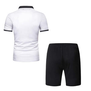 Polo tricoté décontracté d'été avec logo personnalisé imprimé par sublimation, uniforme de travail sportif performant entièrement imprimé, vente en gros - Product Image 3