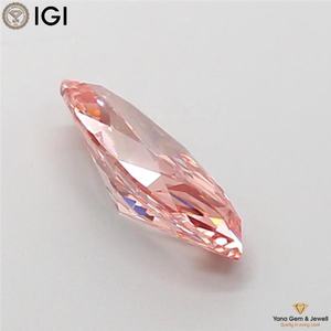 เพชรทรงมาร์ควิส พร้อมใบรับรอง IGI น้ำหนัก 1.01 กะรัต สีชมพูสดใส ระดับความสะอาด VVS2 เพชร CVD ที่เพาะเลี้ยงในห้องปฏิบัติการ สำหรับแหวนดีไซน์พิเศษ - Product Image 4