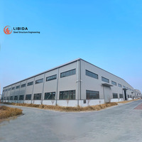 Edificio Moderno con Estructura de Acero Industrial |   Opción de Muro Cortina de Vidrio |   Almacén Prefabricado de Fábrica
