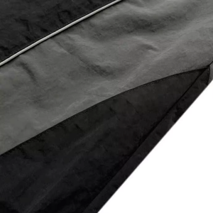 Ensemble court d'été respirant en coton 100% de haute qualité pour homme, coupe décontractée, coupe-vent personnalisé, grande taille, couleur unie, teint en pièce - Product Image 3