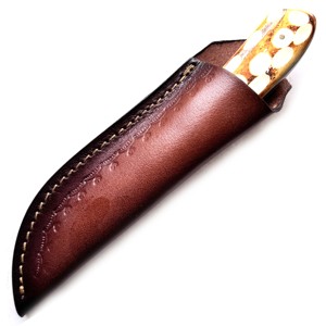 Couteaux à lame vierge de haute qualité en acier Damas, fabriqués à la main, à prix bas, OEM, de 9 pouces, avec manche intégral, vente en gros - Product Image 5