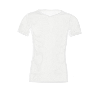 Men <b>Mesh</b> Casual T <b>Shirt</b> Breathable Texture Lightweight Summer Daily Wear Top Men's <b>Mesh</b> Training T <b>Shirt</b> Short Sleeve - Product Image 1