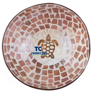 Vietnam Factory <b>Cheap</b> Bamboo COCONUT BOWL Artistic/Ethnic Design Eco-Friendly Biodegradable Low MOQ Souvenir <b>Gift</b> Wholesale - Product Image 1