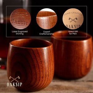 Verre à boire en bois moderne de qualité supérieure pour le bourbon, fabriqué à la main, respectueux de l'environnement |   Articles de table en gros pour la maison et les mariages - Product Image 2