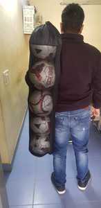 2025 Best <b>Football</b> Carry Bag Multifunctional Big Mouth Easy to Carry <b>Canvas</b> Material Double Single Features for Other Sports - Product Image 3