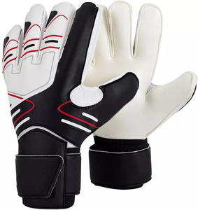 OEM Football Goalkeeper Gloves Full <b>Finger</b> Leather Non-Slip Breathable Adjustable Wrist <b>Strap</b> Unisex Sports Protection - Product Image 1