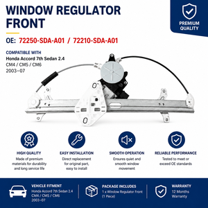 Moteur de lève-vitre électrique avant de remplacement OE 72250-SDA-A01 72210-SDA-A01 Gauche Droit pour Accord 7ème génération Berline 2003-07 - Product Image 1