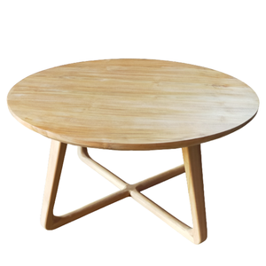 Hot Selling Scandinavian Modern Coffee <b>Table</b> <b>Solid</b> <b>Wood</b> Coffee <b>Table</b> Durable <b>Round</b> Shape For Home Living Room Furniture - Product Image 2
