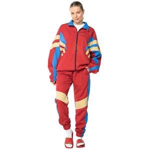 Conjunto Deportivo de Dos Piezas para Mujer, Estilo 2025, Cortavientos con Capucha, Color Sólido, Cierre con Cordón, 100% Poliéster, Secado Rápido - Product Image 1