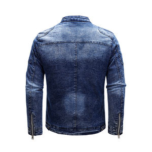 Chaqueta de Mezclilla Cruda de 14oz de Peso Pesado |   Abrigo de Mezclilla de Algodón Duradero y de Primera Calidad para Hombre - Product Image 2