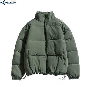 Chaqueta Acolchada Aislante Estilo Urbano con Cremallera, Ligera, Cálida, Térmica Premium, Cortavientos para Clima Frío, Cuello Alto - Product Image 3