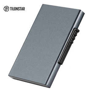 TILONSTAR TWM107 Wholesale Gift Slim Portefeuille Homme RFID Aluminum Pop Up Credit <b>Card</b> <b>Holders</b> For Mens - Product Image 3