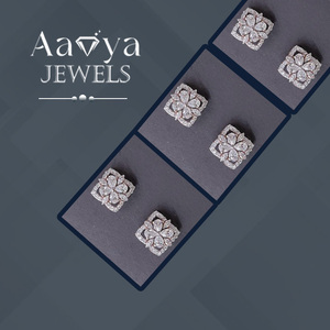 Boucles d'oreilles de luxe haut de gamme en or massif 14 carats avec diamants certifiés HRD pour femmes, idéales pour toutes les occasions – Achetez directement en Inde - Product Image 5