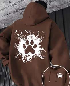 Sweat à capuche pour homme de qualité supérieure, ultra confortable, 100% coton, brodé, perlé, uni, imprimé numériquement, personnalisable - Product Image 3